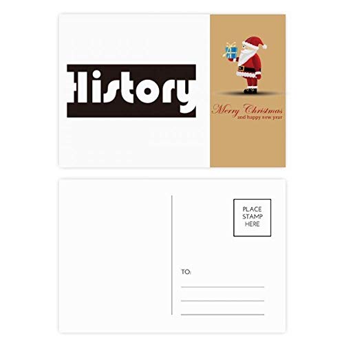 Père Noël Noir lot de 20 cartes postales pour partager de l'amour à Noël