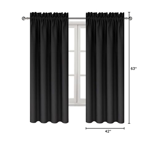 Dwcn DWUS0023BLRP2P4263C04 Blackout Curtains – Thermal Insulated, Energy Saving & Noise Reducing Bedroom And Living Room Curtains thumb #8