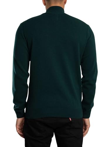 Gant Herren Superfine Lambswool Half Zip Pullover, Tartan Green, S EU – Ansicht 3