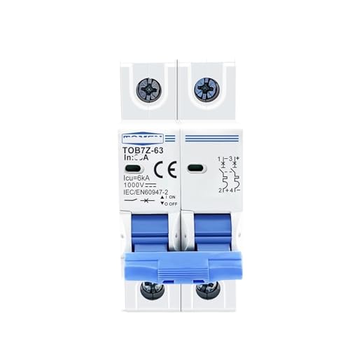 Disjoncteur 1000V DC 2P protection contre surintensité panneau solaire 3A