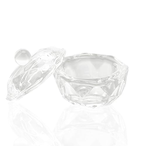 Set de 2 recipientes de cristal para manicura miniatura 7
