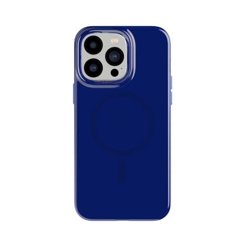 Coque iPhone 14 Pro Max tech21 Evo Tint MagSafe bleu