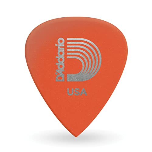 Planet Waves 6DOR2-10 Pack de 10 médiators .60mm Duralin Precision Medium Orange Cover