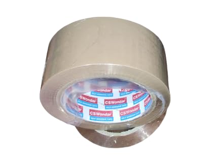 CS Wonder Bopp Self Adhesive packing Tape 2 Brown color (Set of 1 Roll) Size: 110 meter length 48 mm width 40mic useful for parcel packing & shipping (1) (B0B4D5QYFX) Amazon Price History, Amazon Price Tracker