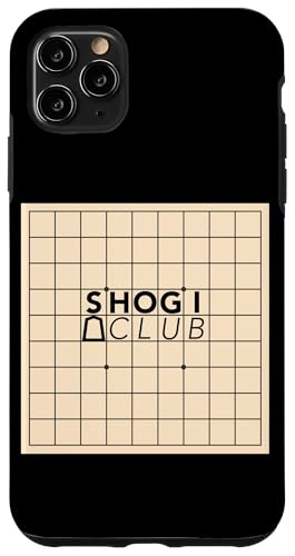 将棋 クラブ SHOGI CLUB 将棋盤 将棋部 棋士 盤面【部活】倶楽部 面白い スマホケース iPhone 11 Pro Max 用