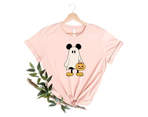 M.innie Halloween Couple T-Shirt, M.ickey Halloween Shirt, Halloween M.innie Sweatshirt, Matching Ghost Shirt, Family Matching Shirt, Couple Halloween Shirt (Shirt)4