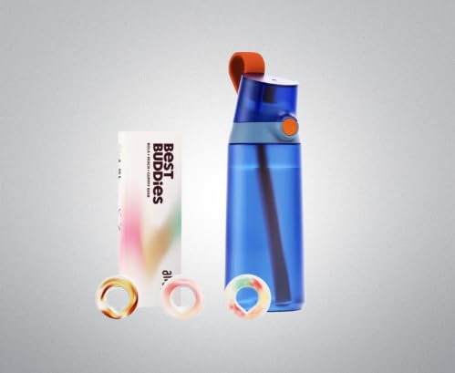 Mini Sipper Air Up Con 3 Cialde - Bottiglia Aromatizzata 600ml, Blu - Foto 10