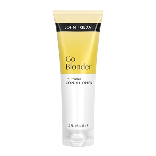 John Frieda Go Blonder Blonde Brightening Conditioner for Blonde Hair Hydrating & Shine-Enhancing 8.3 Fl Oz