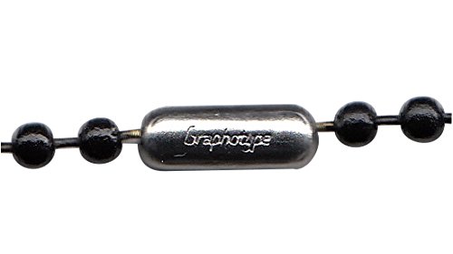 Graphotype Schwarzen Spezialkräften Erkennungsmarken: 2 personalisierten Erkennungsmarken im Armeestil mit Kugelkette & Schalldämpfern