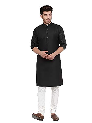 Image of trustous Mens straigth Solid Kurta Pyjama Set Combo in 100% Cotton with 16 Colour Option and Size are XS to 3XL for (Birthday,Wedding, Ceremony, Casual, Engagement)