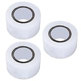 Gatuida 3 rollos Película de Envoltura Transparente para Verduras de Film Retráctil Autoadherente Film de Embalaje Resistente para Frutas y Verduras Uso Doméstico y Comercial