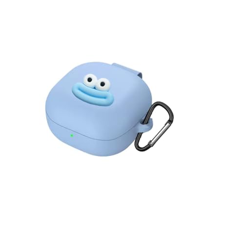 For Samsung Galaxy Buds 2/Galaxy Buds 2 pro/FE�P�[�X �J�o�[ �V���R���f�� �P�[�X �p �J�o�[ �J���r�i�t�� �����h�~ �L�Y�h�~ LED���C�g�������� �����[�d�\
