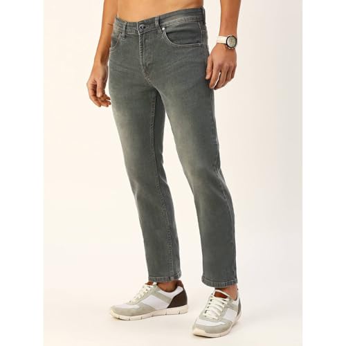 Image of Blue Jeans for Men Regular Fit - Cotton Jeans Pant for Men, Regular Denim Jeans for Boys - Light Fade Jeans for Men