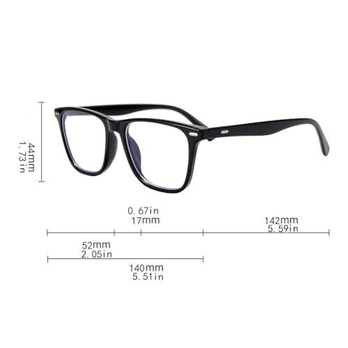 Image of Blue Light Blocking Glasses Computer Gaming Glasses Frame for Women Men Clear Lens Eye Protection