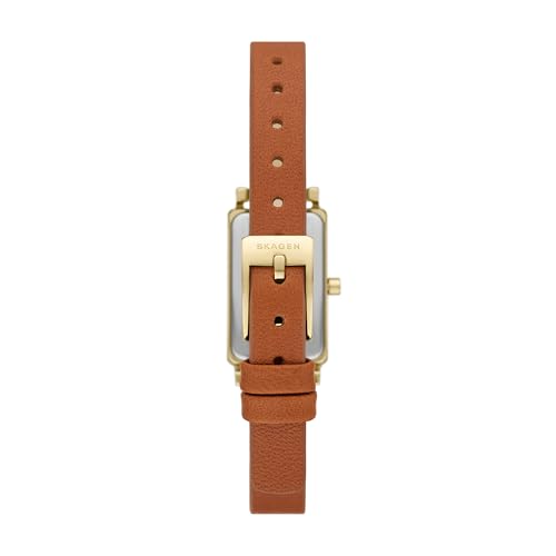 Image of Skagen Hagen Lille Rectangular Stainless Steel Watch for Women