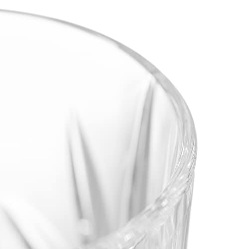 Verres à eau lavables au lave-vaisselle Leonardo Capri 330 ml à relief
