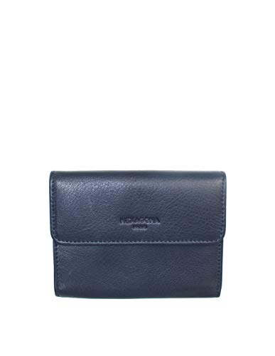 Porte-monnaie Hexagona en cuir bleu ref_xga43163 : le cadeau utile et élégant à offrir