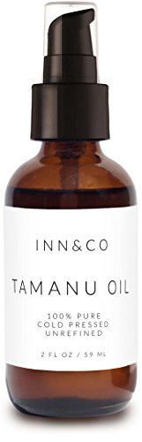 Pure Organic Tamanu Oil 2 oz - Unrefined and Cold Pressed- Hexane-Free - All Natural Relief for Dry Scaly Skin, Eczema, Acne Scars