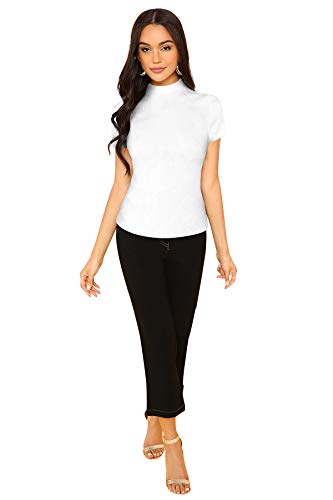 Image of ILLI LONDON Women's Shirt (IL T-26,27,61,62,70,71,63,76 White Medium)