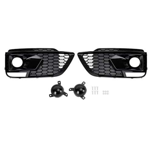 Grille pare chocs avant calandre antibrouillard inférieure nid d'abeille Q5 SQ5 RSQ5 2018-2020