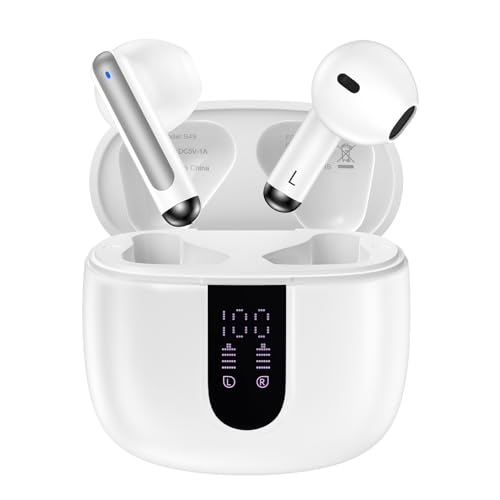 for iPhone 17e 17 Pro Max Air, Earbuds Wireless Earphones Bluetooth Headphones Headset Ear Buds for iPhone 17, 17 Pro, 17 Pro max, 17 Air, 16e 16 15 14 13 12 11 Mini SE XR X XS Max 8 7 Series
