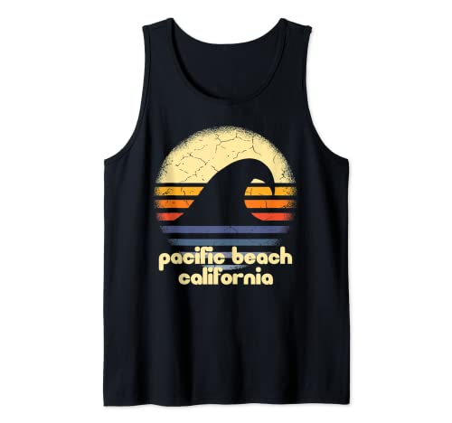 Me encanta Pacific Beach California Ocean Wave CA Camiseta sin Mangas