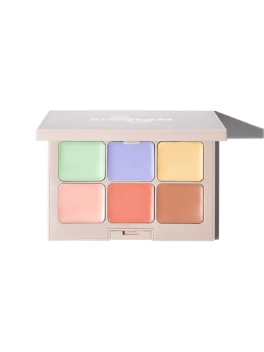 コンシーラー カラーコレクター6色 ナチュラルベージ フルカバー 色補正(Macaron)