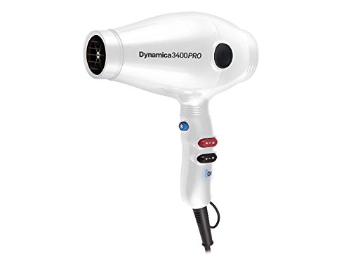 Diva Professional Dynamica 3400 Pro - Secador ultra ligero, de alta potencia, color blanco (purest white diva)