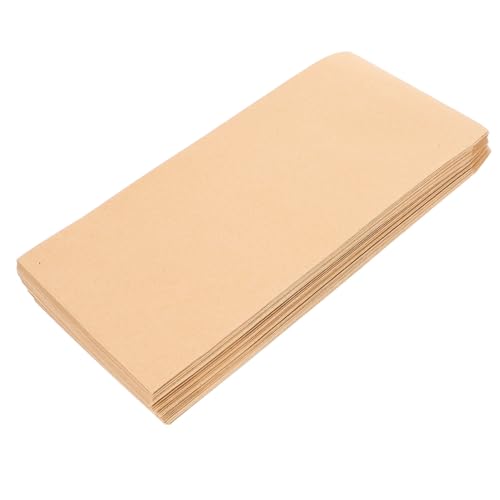 HOODANCOS 50枚入り メッセージカード 封筒 22x11cm A4サイズ セルフシール式 レター封筒 オフィス用 実用的 文房具収納 両面テープ付き