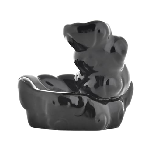 Image of Ceramic Backflow Smoke Fountain Incense Holder for Home Decor Gifts with 20 Smoke Cones by Craftam