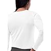 Sivvan-Womens-Comfort-Long-Sleeve-T-ShirtUnderscrub-Tee Sivvan Scrubs for Women - Long Sleeve Comfort Underscrub Tee - S8500 - White - S