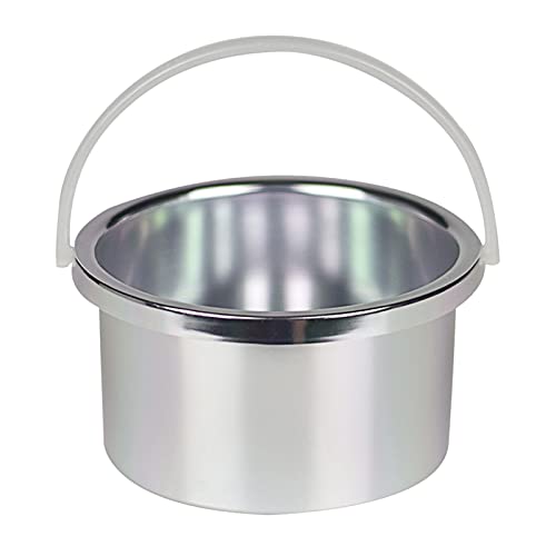 Pot intérieur pour chauffe-cire, pot de cire vide en métal, pot de fonte, bol d'épilation portable