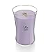 WoodWick Large Hourglass Candle Lavender Spa Scent Premium Soy Blend Crackles as it Burns 21oz Perfect for Gifting