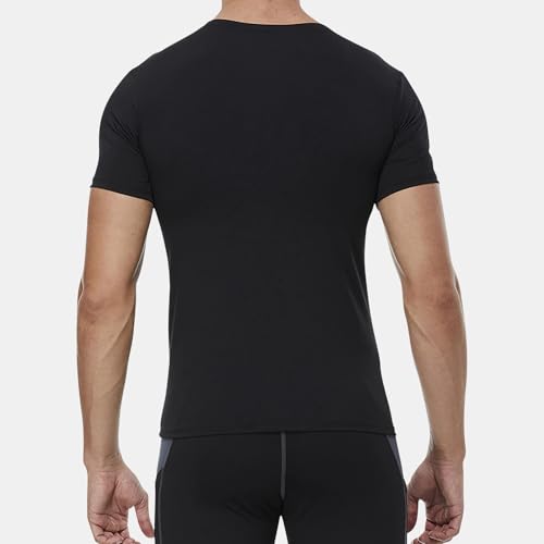 2 Pack Men's Sun Protection Shirts UPF 50+ Rash Guard Quick Dry Swim T-Shirt Long/Short Sleeve for Running Fishing3