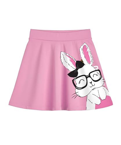 Image of KYDA KIDS Girls 100% Pure Cotton Skater Skirt with Attached Inner Shorts | Ideal for Summer Sports, Play & Casual Wear | Comfortable Fit for Girls Aged 2-16 Years