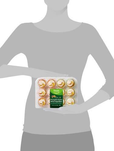Amazon Fresh - Pumpkin Spice Mini Cupcakes, 10 oz