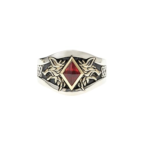 Starforged Warhammer 40K Space Wolves Ring of Leman Russ Wolf King Memorial Ring