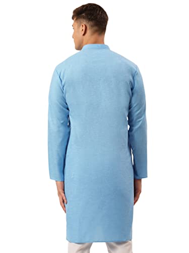 Image of Jompers Men's Cotton Ethnic Solid Kurta.