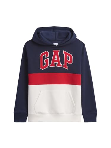 Image of GAP Boys' Logo Hoodie Hooded Sweatshirt