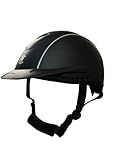 Intro GT1 Equestrian Riding Helmet – USA ASTM/SEI (F1163-23) Certified (Black, Medium/Large) - (M/L 53-57cm)