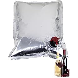 Dispensador De Agua Para Beber JIAHU Bolsas de repuesto para bolso de vino, bolsa de bebidas, dispensador de boquilla, bolsas de almacenamiento de agua, 2 litros, 3 paquetes de bolsa de vino