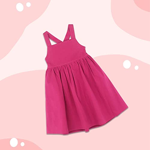 Toddler Baby Girls Summer Skirt Print Sleeveless Strap Backless Dress Toddler Sleeveless Summer Dress2