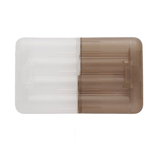 Modular Battery Case, All in One Holder for AA, AAA and 123 Batteries (Ten Pack)