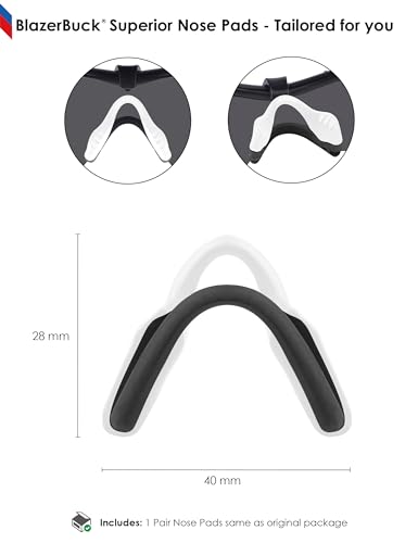 Image of BLAZERBUCK Replacement Nose Pads Nose Pieces for Oakley Razor Blade Sunglasses