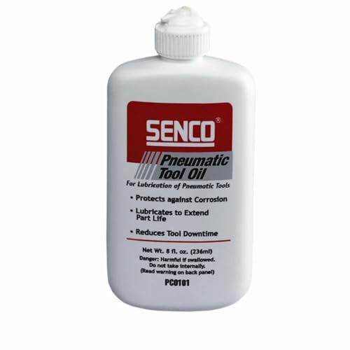 SENCO PC0101 Premium Grade Lubrication Pneumatic Tool Oil, 8 Fluid Ounce/Bottle