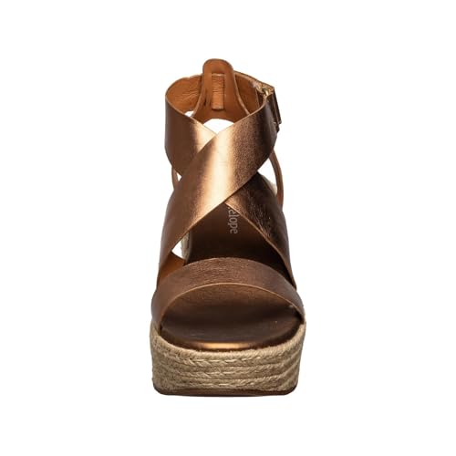 Antelope Women's Hadley Leather Platform Sandals4