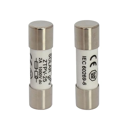 Fusible 1000V 10x38mm pour protéger vos panneaux solaires contre les surintensités