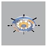  Plafonnier de bateau marin, plafonnier à mécanisme de volant, lampe suspendue, filet de pêche, corde de chanvre, décoration, lampe murale de gouvernail,lumières suspendues