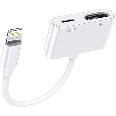 Lightning Digital AV Adapter Lightning zu HDMI Sync Bildschirm HDMI Connector to TV/HDTV/Monitor Cover