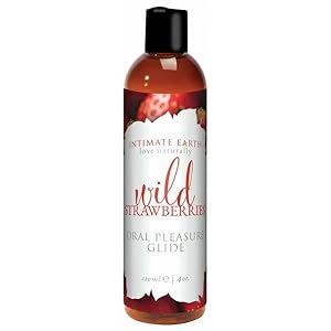Intimate Earth Flavored Glide Strawberry 4oz